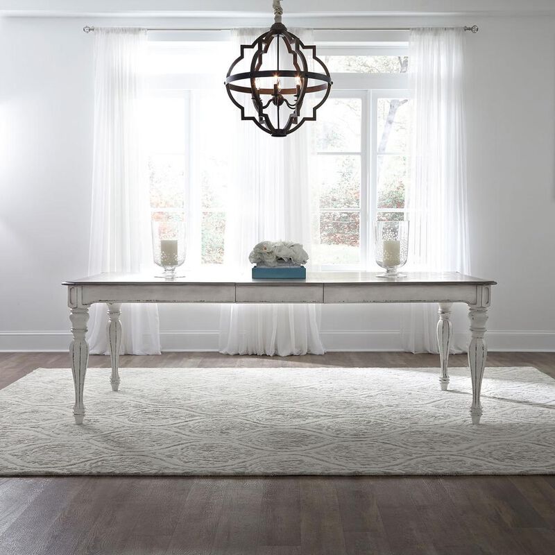 Liberty Furniture Magnolia Manor Rectangular Leg Table in Weathered Bisque image number 5