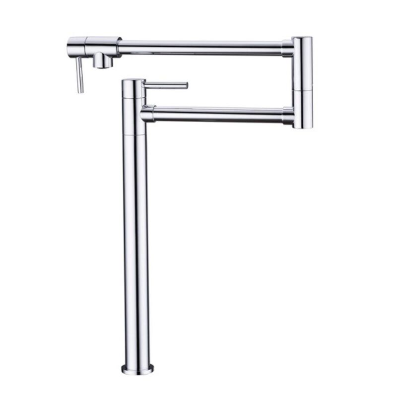 Pot-Shaped Folding Kitchen Faucet with Extended Handle