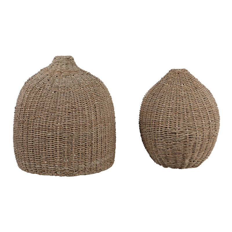 S/2 18/21" Rattan Vases image number 4