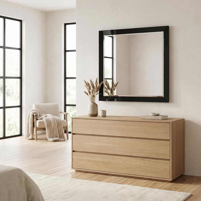 Alpine Furniture Flynn Mid Century Modern Mirror image number 1