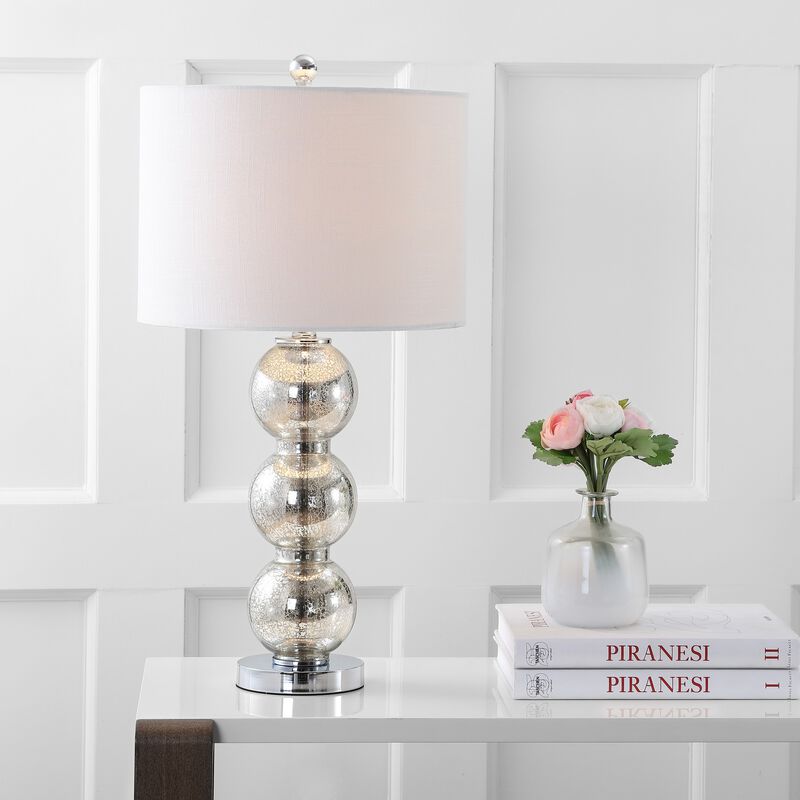 Bella Glass Triple Sphere LED Table Lamp (Set of 2)