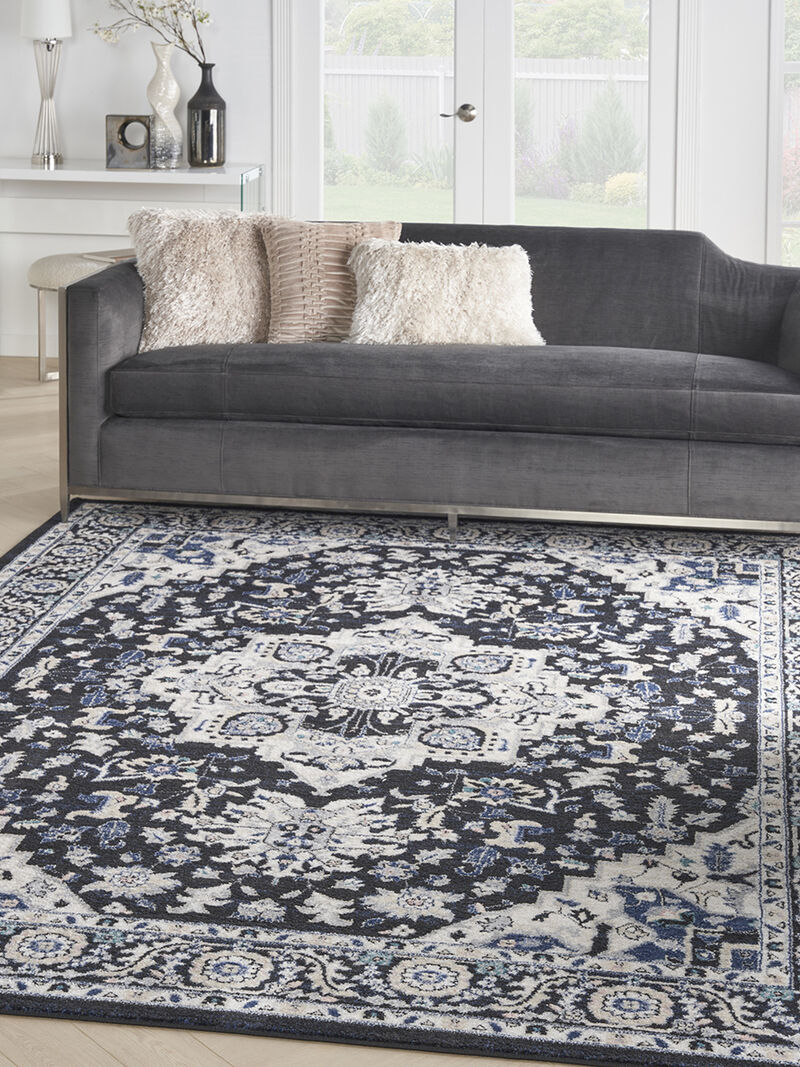 Passion PSN33 Black/Ivory 8' x 10' Rug