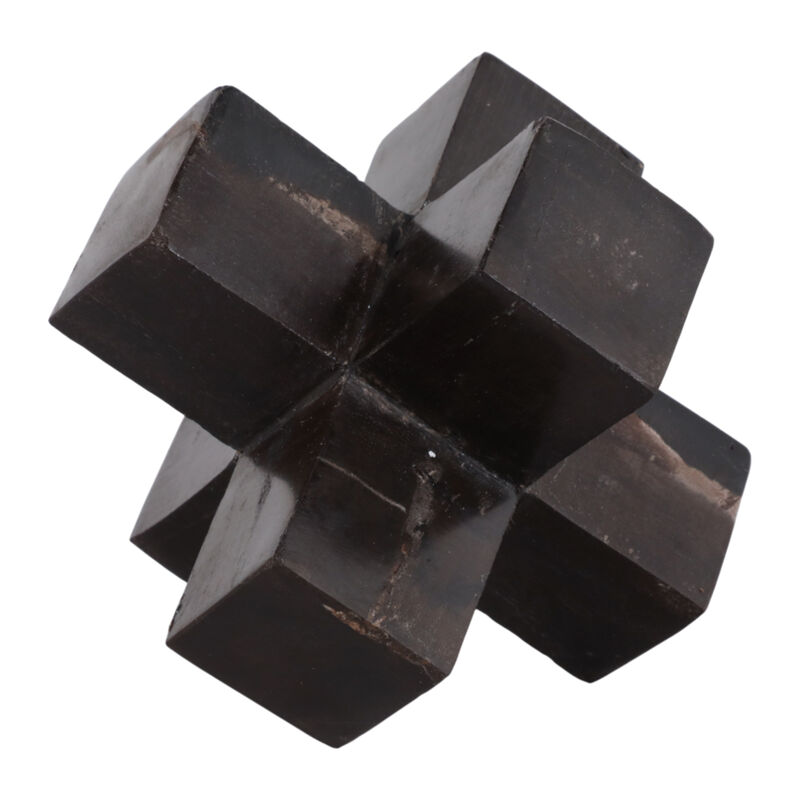 5" Petrified Wood Jack, Black image number 1