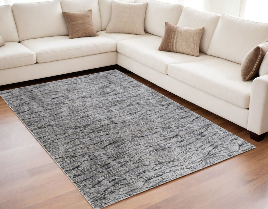 HomeRoots Abstract Power Loom Area Rug