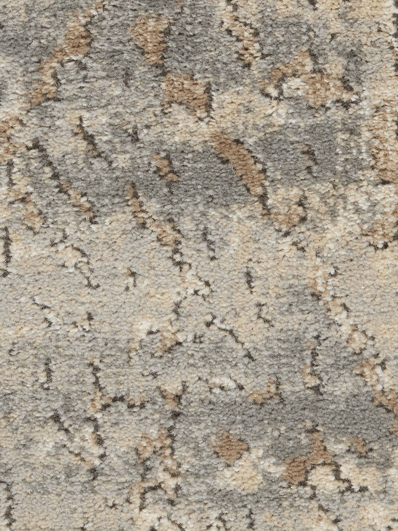 Quarry QUA03 Beige/Gray 3' x 5' Rug