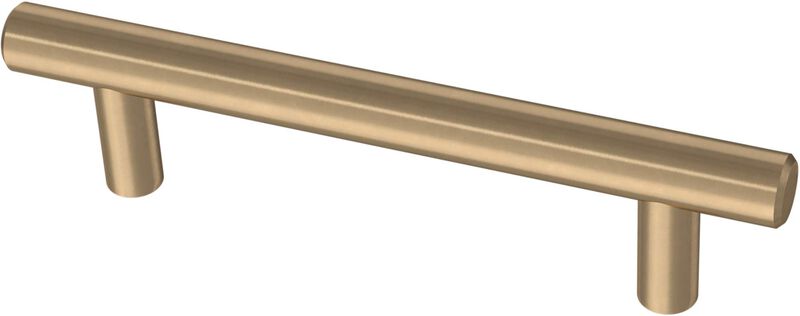 Franklin Brass Solid Bar (10-Pack) Cabinet Handles 3-3/4"" Champagne Bronze Cabinet Pulls Handles for Cabinets and Drawers Cabin