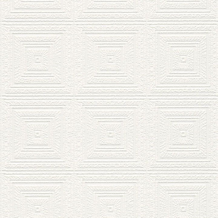 Wright White Tin Paintable Wallpaper
