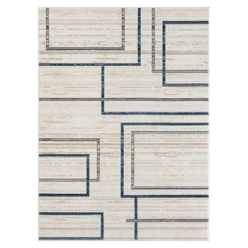 LR Home Bristol Performance Blend Area Rug Indoor