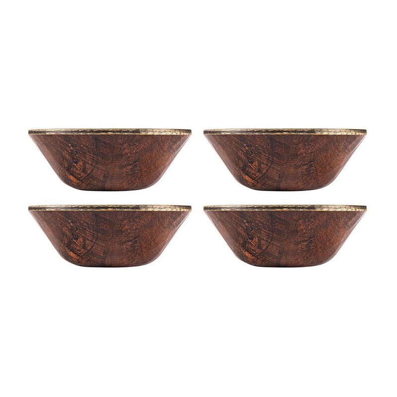 Turgla EcoGrain dia.6" h:2.25" 17 oz. Round Brown Composite Bowl (Set of 4) image number 0