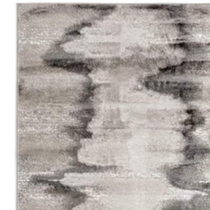 HomeRoots Abstract Power Loom Area Rug