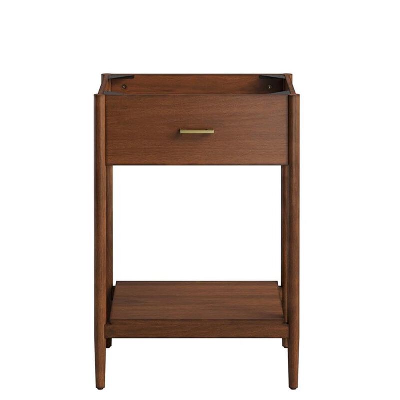 Modway EEI-6352-WAL Zaire 24" Bathroom Vanity Cabinet (Sink Basin Not Included), Walnut image number 5