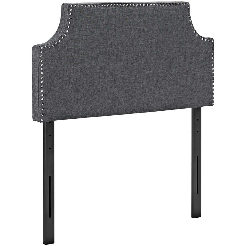 Modway - Laura Twin Upholstered Fabric Headboard Gray image number 2
