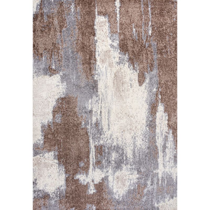 Zoe Contemporary Bohemian Abstract Marble Area Rug