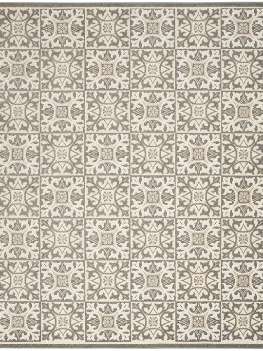 Aloha ALH34 Ivory/Gray 3'6" x 5'6" Rug