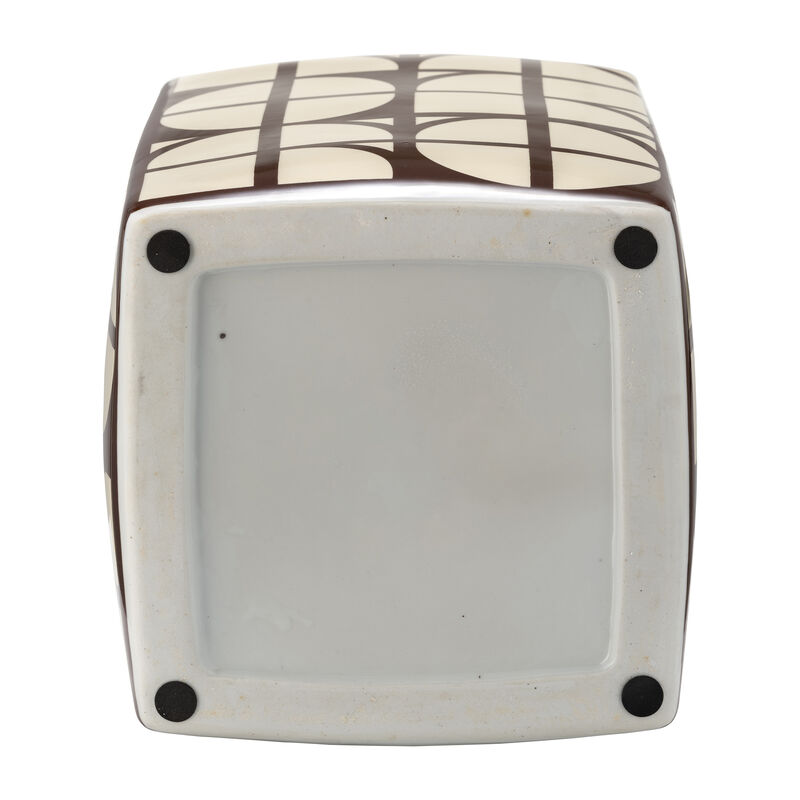 Cer, 16"h Square Jar W/ Lid image number 4