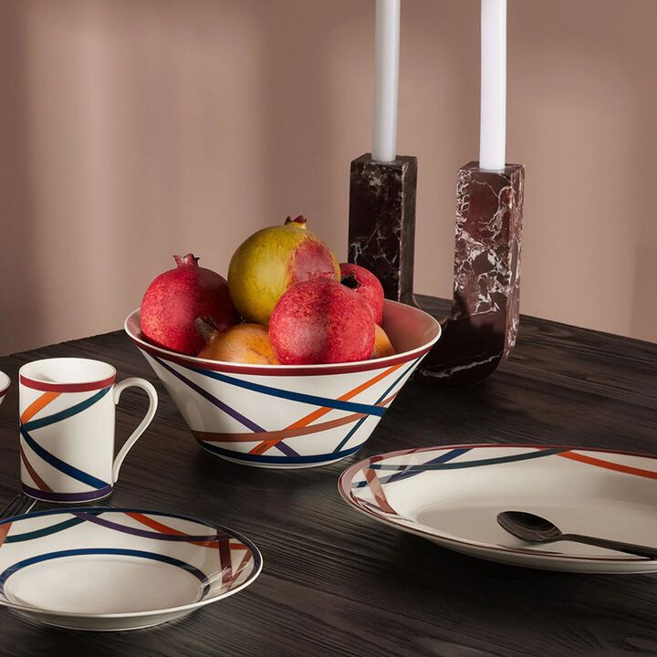 Oval Dish NASTRI MULTICOLOR, diam. 14.17"