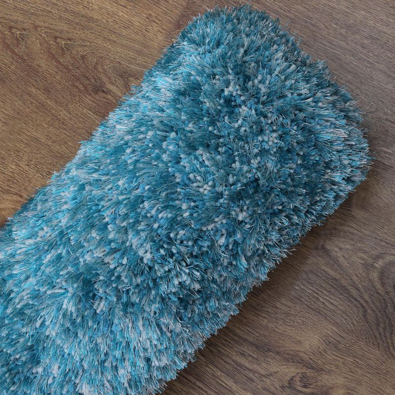 RUGSOTIC CARPETS HAND TUFTED SHAG POLYESTER ECO-FRIENDLY AREA RUGS  - Solid Plain Design, High Pile Thick Handmade Anti Skid Rugs for Living Room K00111 image number 6