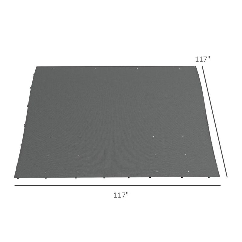 Hivvago 10x10 Pergola Canopy Top Replacement image number 2