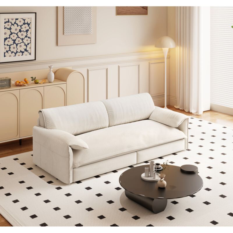 Lescet Velvet Pull‑Out Sleeper Sofa Bed image number 1