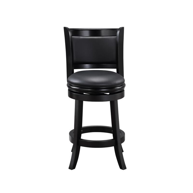 Boraam Augusta Swivel Counter Stool - Black