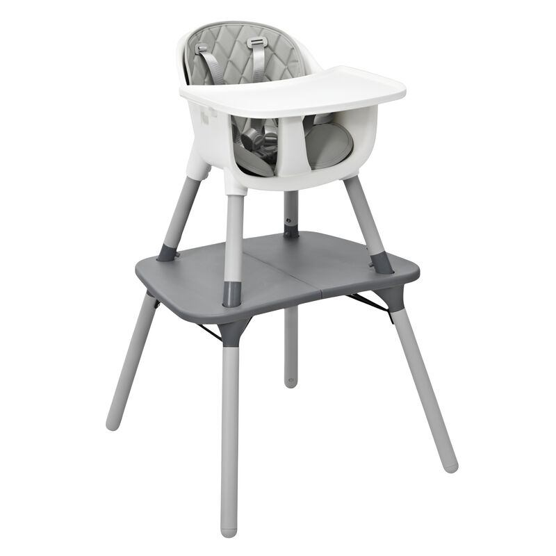 4-in-1 Kids Table Chair Set Convertible with Comfortable PU Cushion image number 0