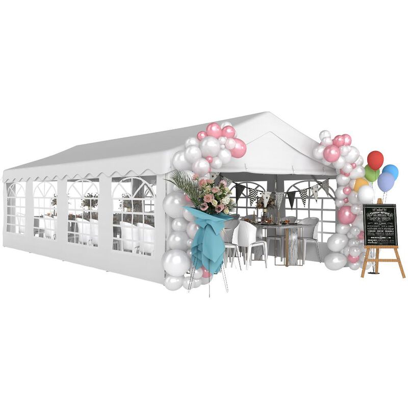 Hivvago Heavy Duty Party Tent 13x26 ft with Removable Sidewalls image number 0