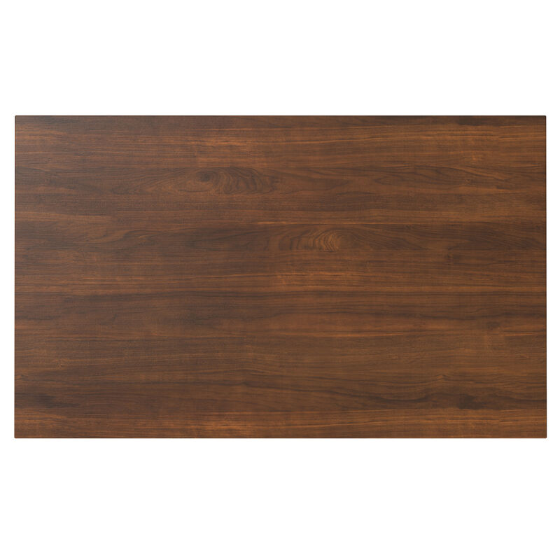 Eastwood 66 inch x 40 inch Rectangle Contemporary Dining Table in Walnut