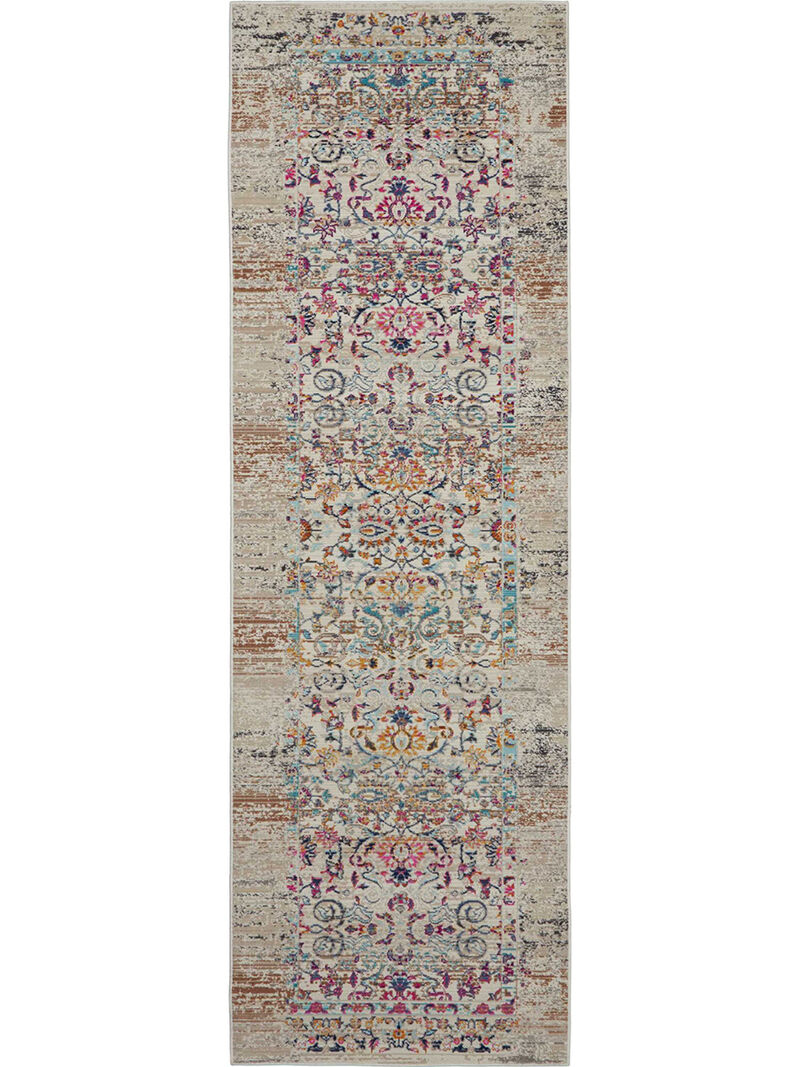 Vintage Kashan VKA02 Ivory 2' x 6' Rug