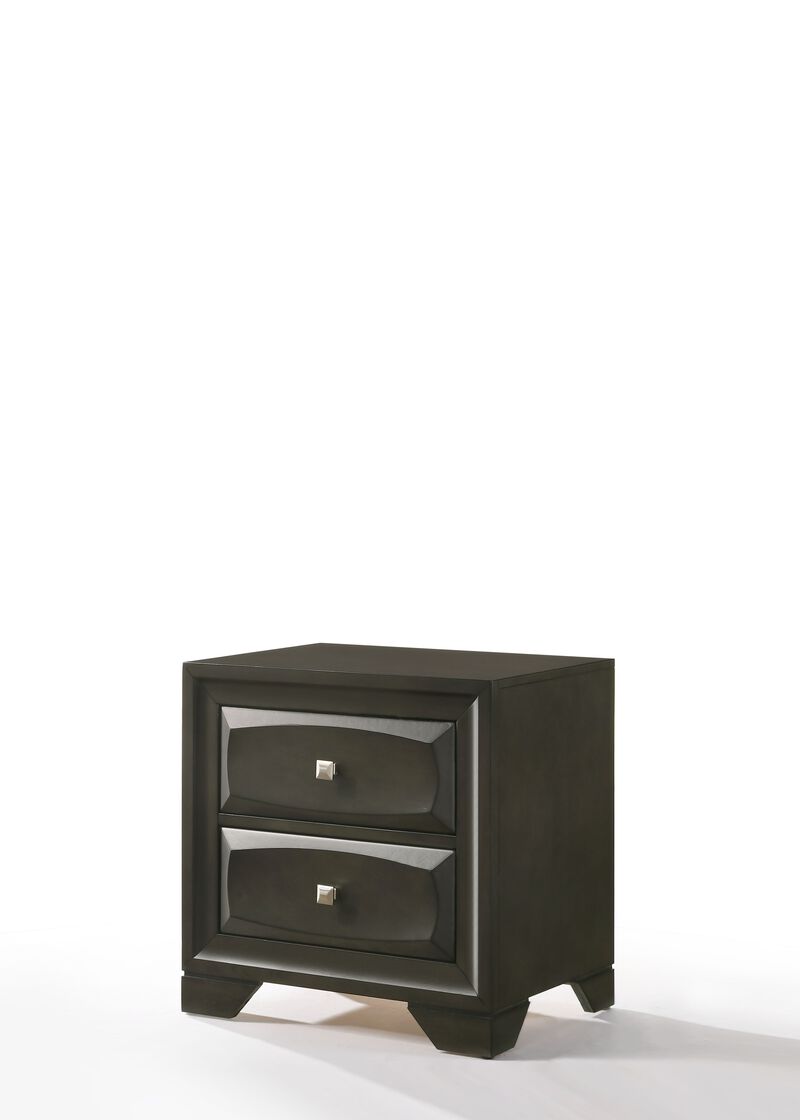 ACME Soteris Nightstand, Antique Gray