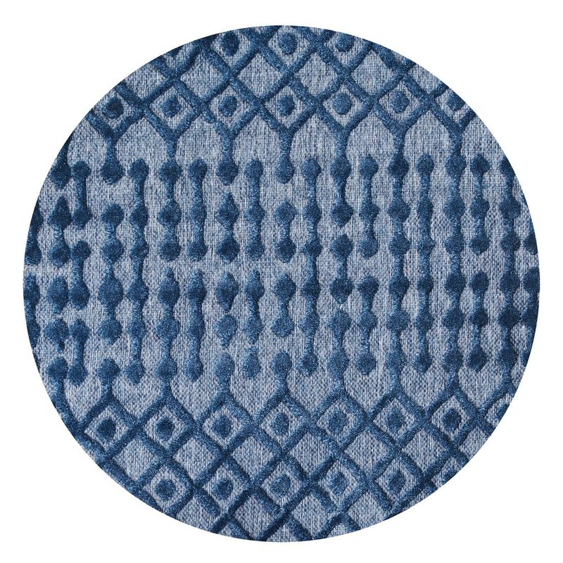 Peralta Moroccan Diamond Square Indoor/Outdoor Area Rug