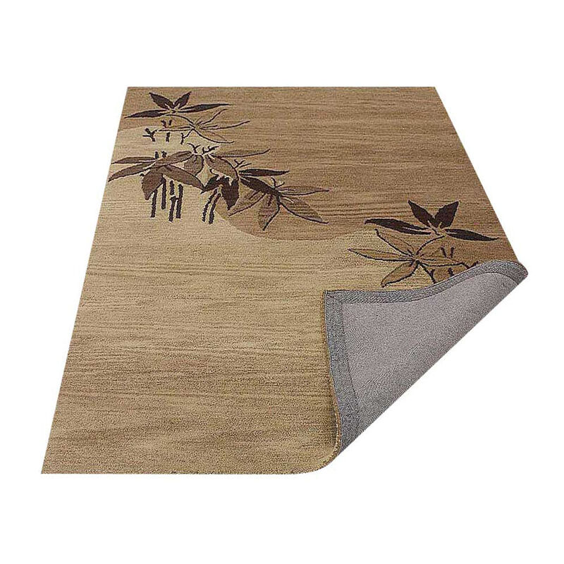 RUGSOTIC CARPETS HAND TUFTED WOOL ECO-FRIENDLY AREA RUGS  - Rectangle Shape, Size, Floral Modern Design, High Pile Thick Handmade Area Rugs for Living Room, Bed Room (K00905) image number 4