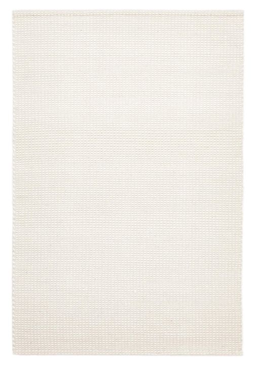 Larvic Off-White Felted Wool & Cotton Hand-Knotted Rug