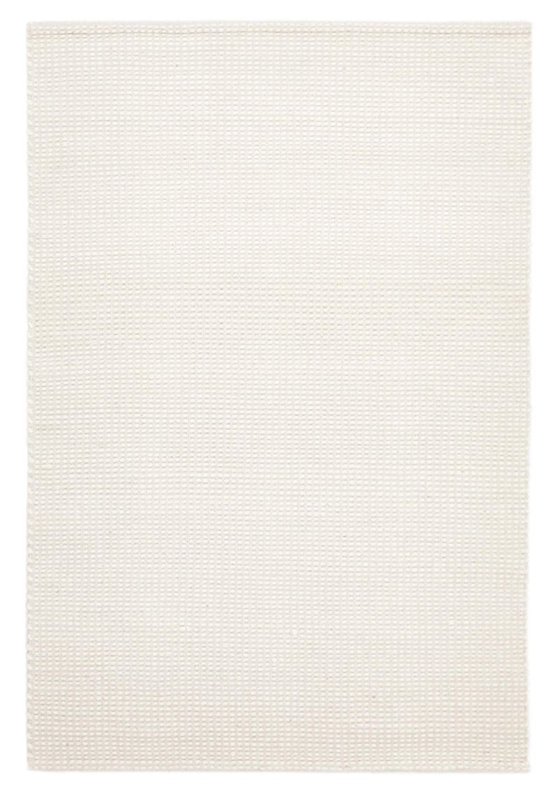 Larvic Off-White Felted Wool & Cotton Hand-Knotted Rug image number 1