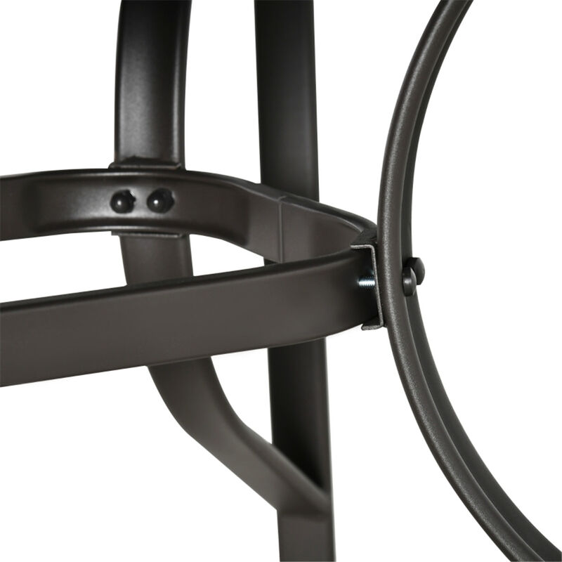 Outdoor Dining Table & Chair Set Patio Furniture for Garden, Deck & Backyard