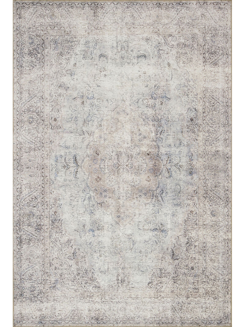 Loren LQ04 Silver/Slate 3'6" x 5'6" Rug