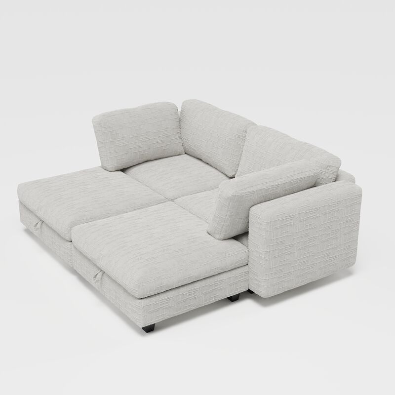 TATEUS  Sleeper Sectional Sofa Set image number 5