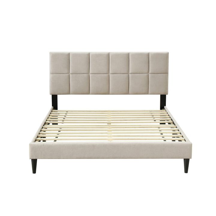 Evelyn Upholstered Queen Bed In A Box