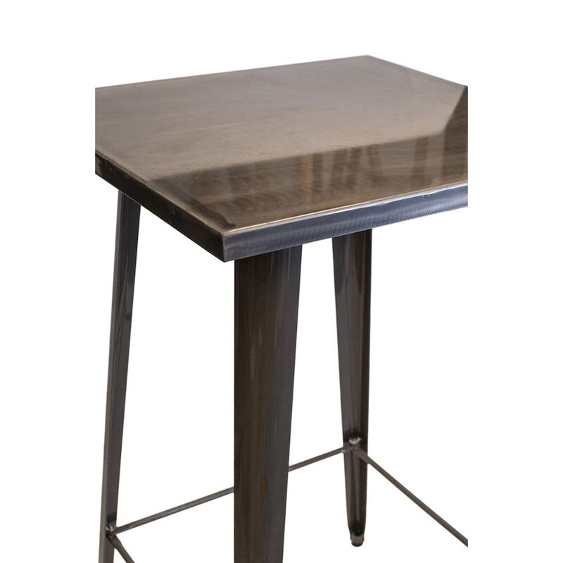 Commercial Seating Products Gunmetal Square Cocktail Table