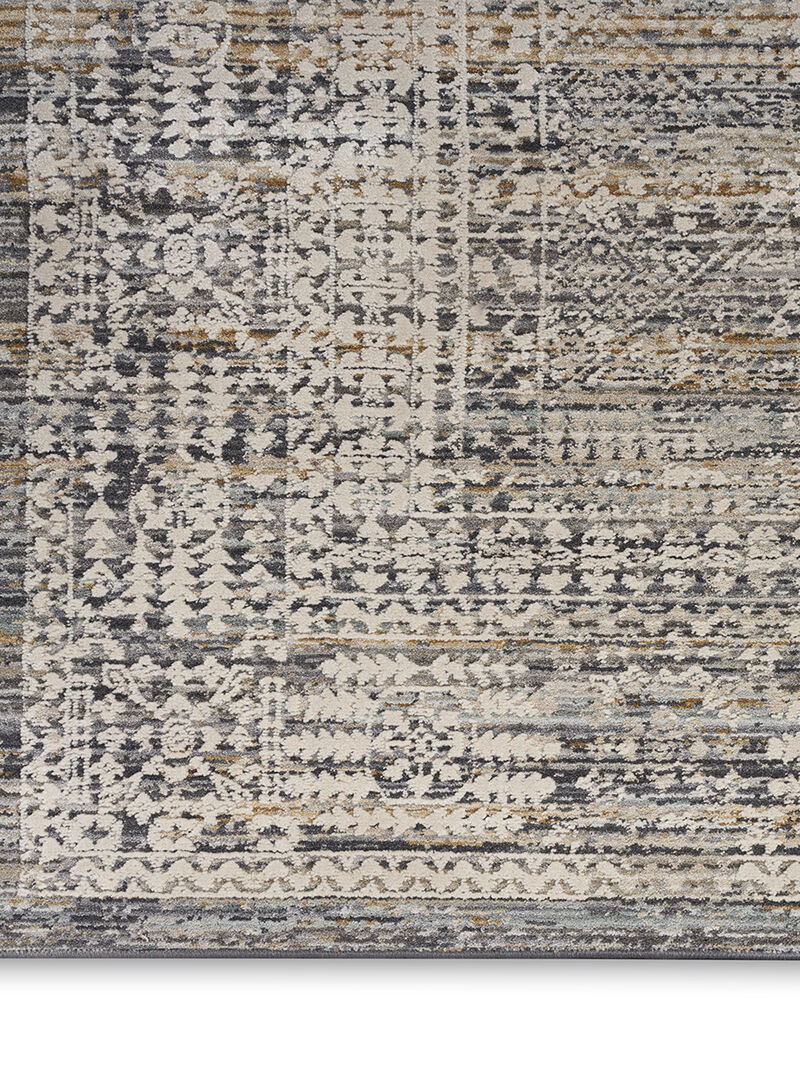 Lynx LNX05 Ivory/Slate 2'3" x 10' Rug