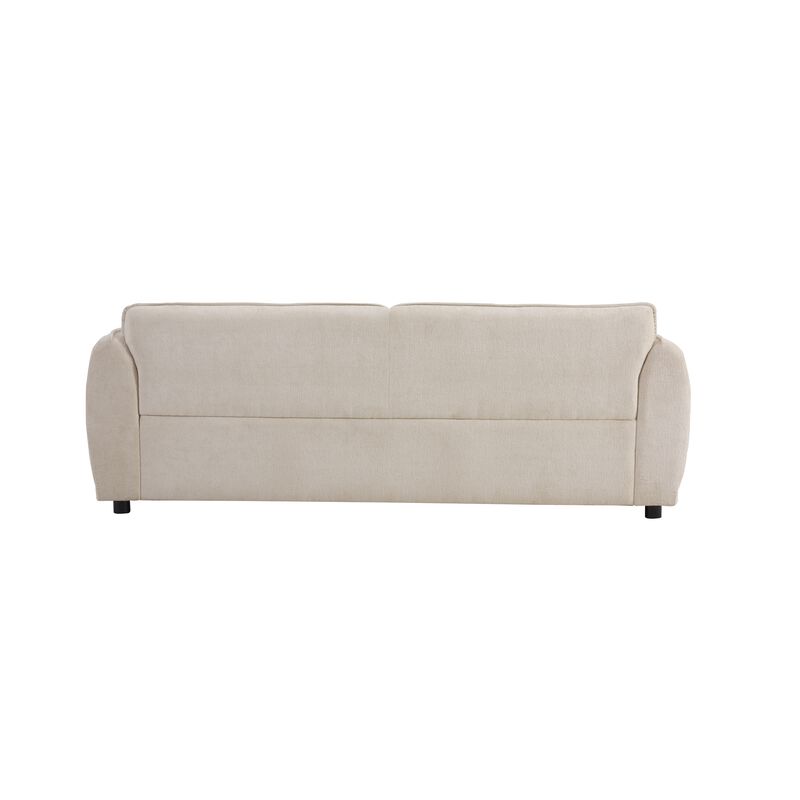 Christopher Knight Home Ifa 84" Modern 3-Seater Upholstered Sofa