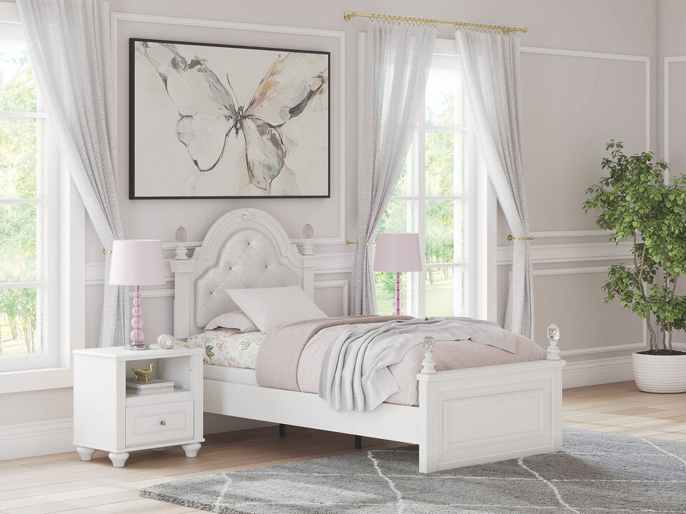 Maylilly Twin Upholstered Panel Bed