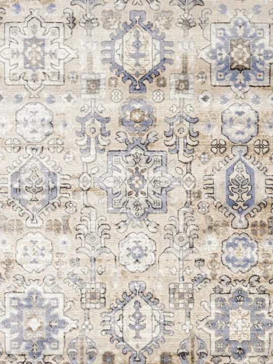 Pasargad Home Turkish Majestic Beige Area Rug- 6' 0'' X  6' 0''
