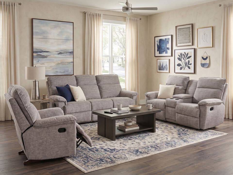 Jay Power Reclining Sofa with Adjustable Headrest
