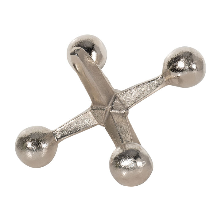 Silver 7"x5" Metal Jacks