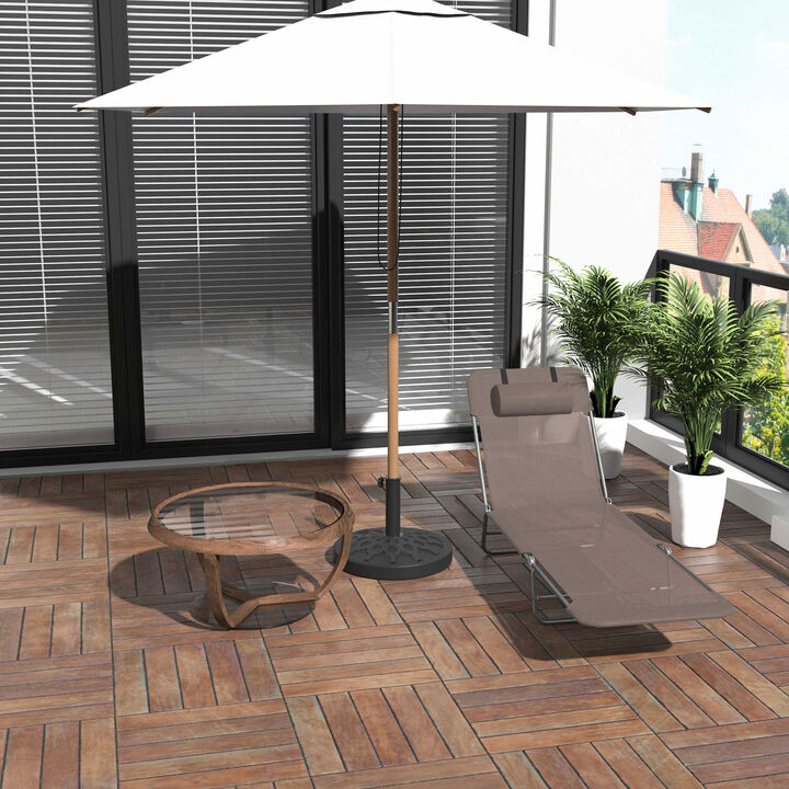 Hivvago 5-Position Reclining Lounge Chair for Pool & Patio