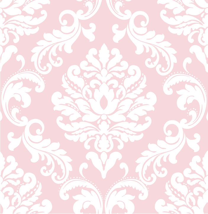 Pink Ariel Peel & Stick Wallpaper