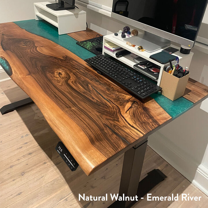 Desky Resin Hardwood Office Desk