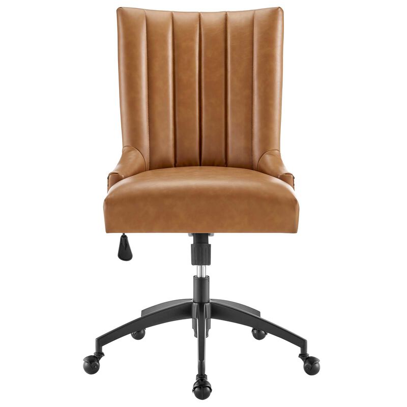 Modway Furniture - Empower Channel Tufted Vegan Leather Office Chair image number 3