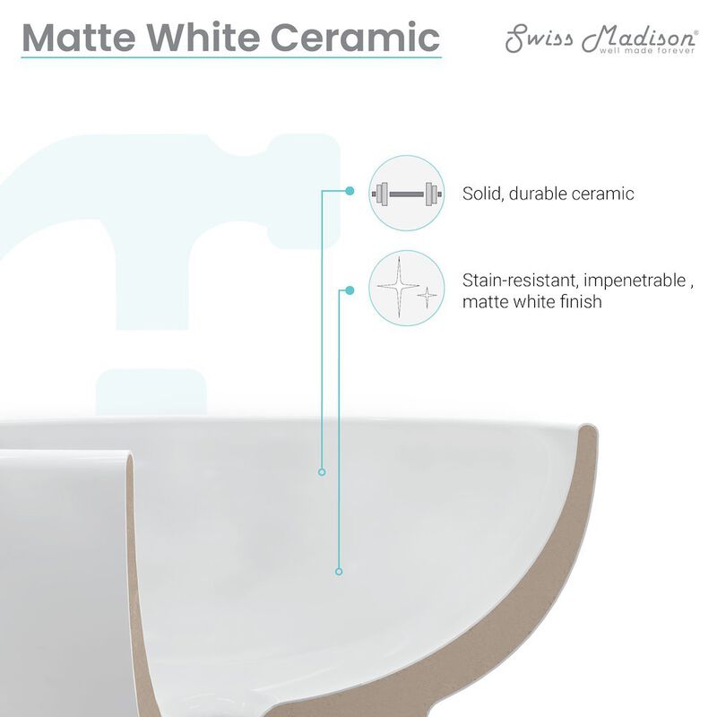 24" Vanity Top Without Faucet Hole image number 5