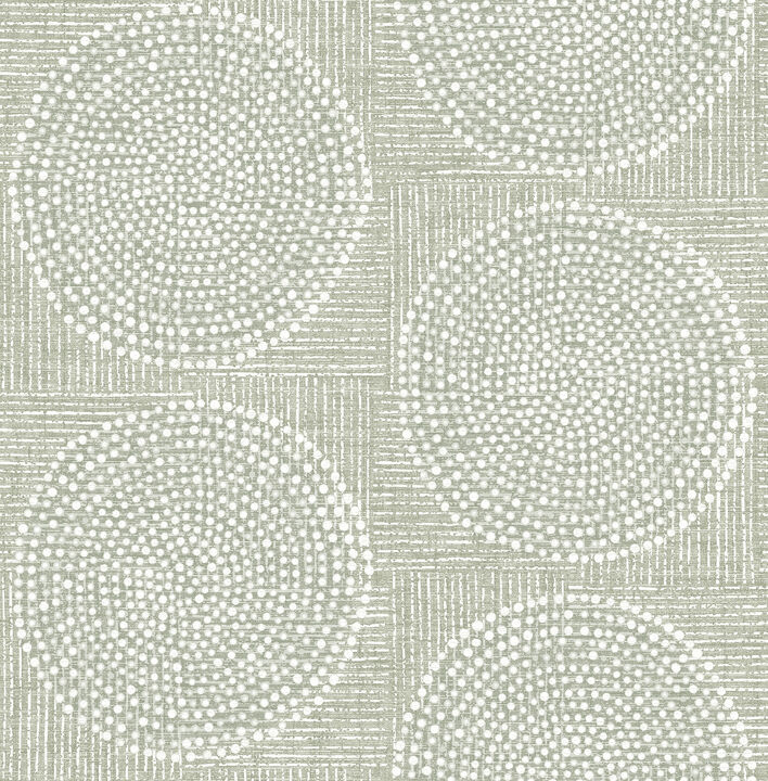 Salma Sage Medallion Wallpaper